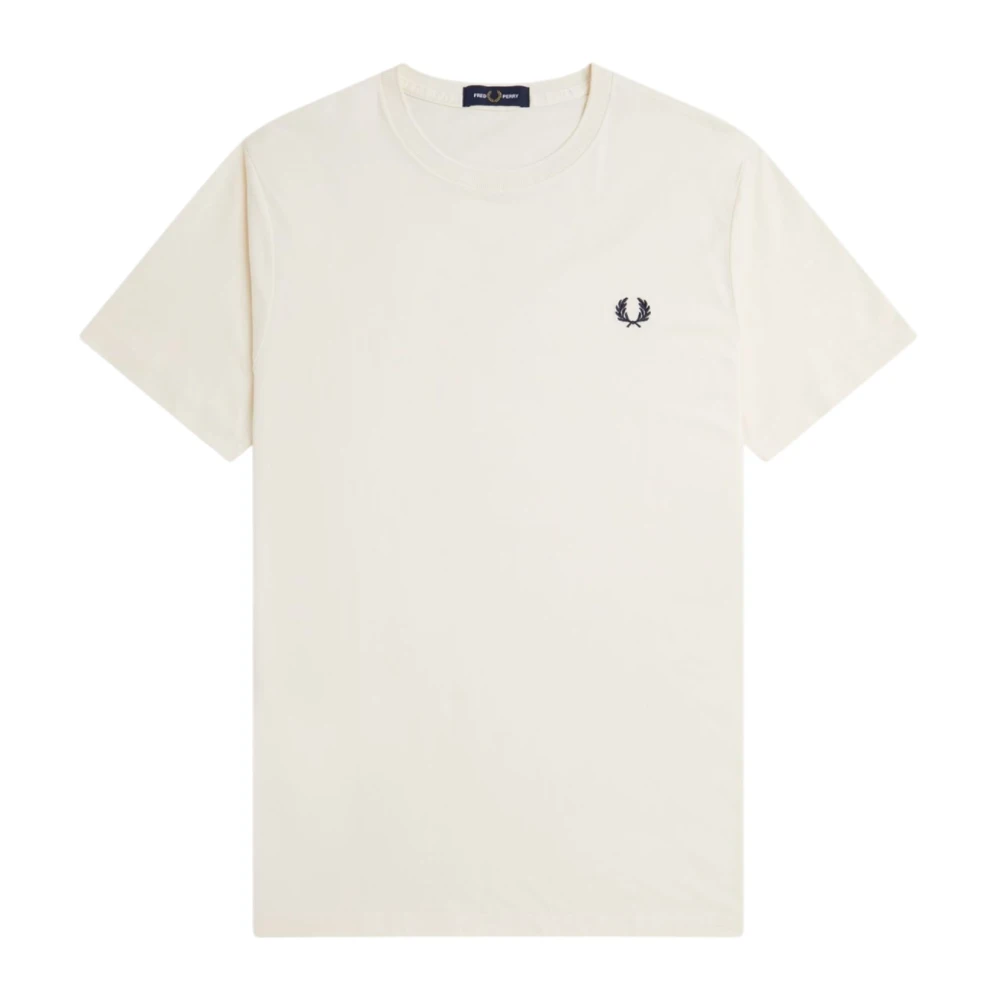 Fred Perry Beige Crew Neck T-Shirt Beige Heren
