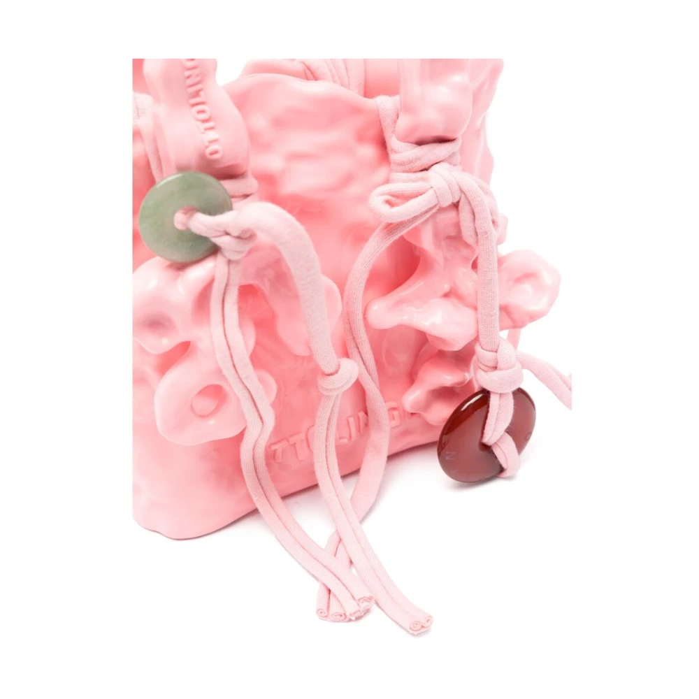 Ottolinger Lichtroze Strikdetail Handtas Pink Dames