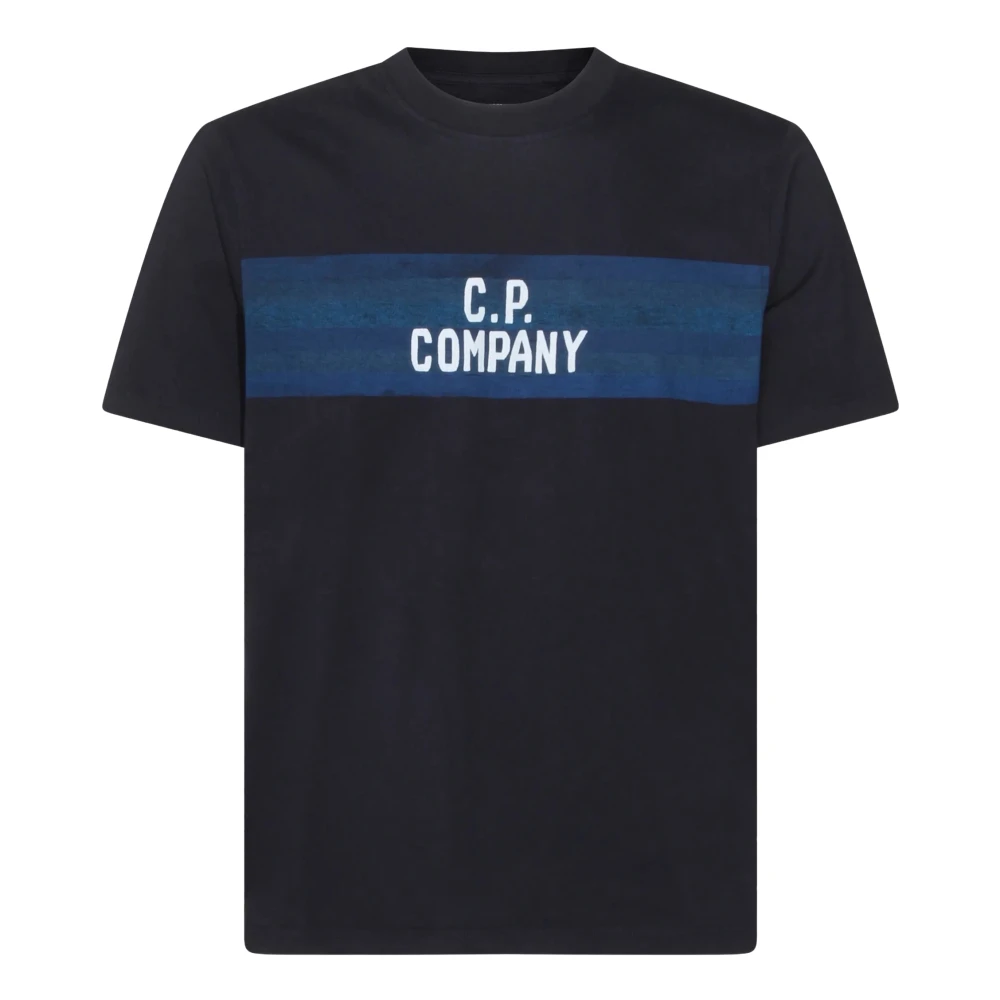C.p. Company Men's Blue T-Shirts, 2XL, Short Sleeve T-Shirt