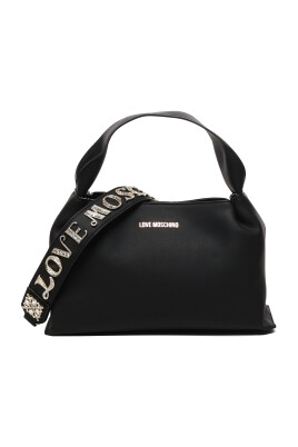 black-shoulder-bag-with-metal-logo