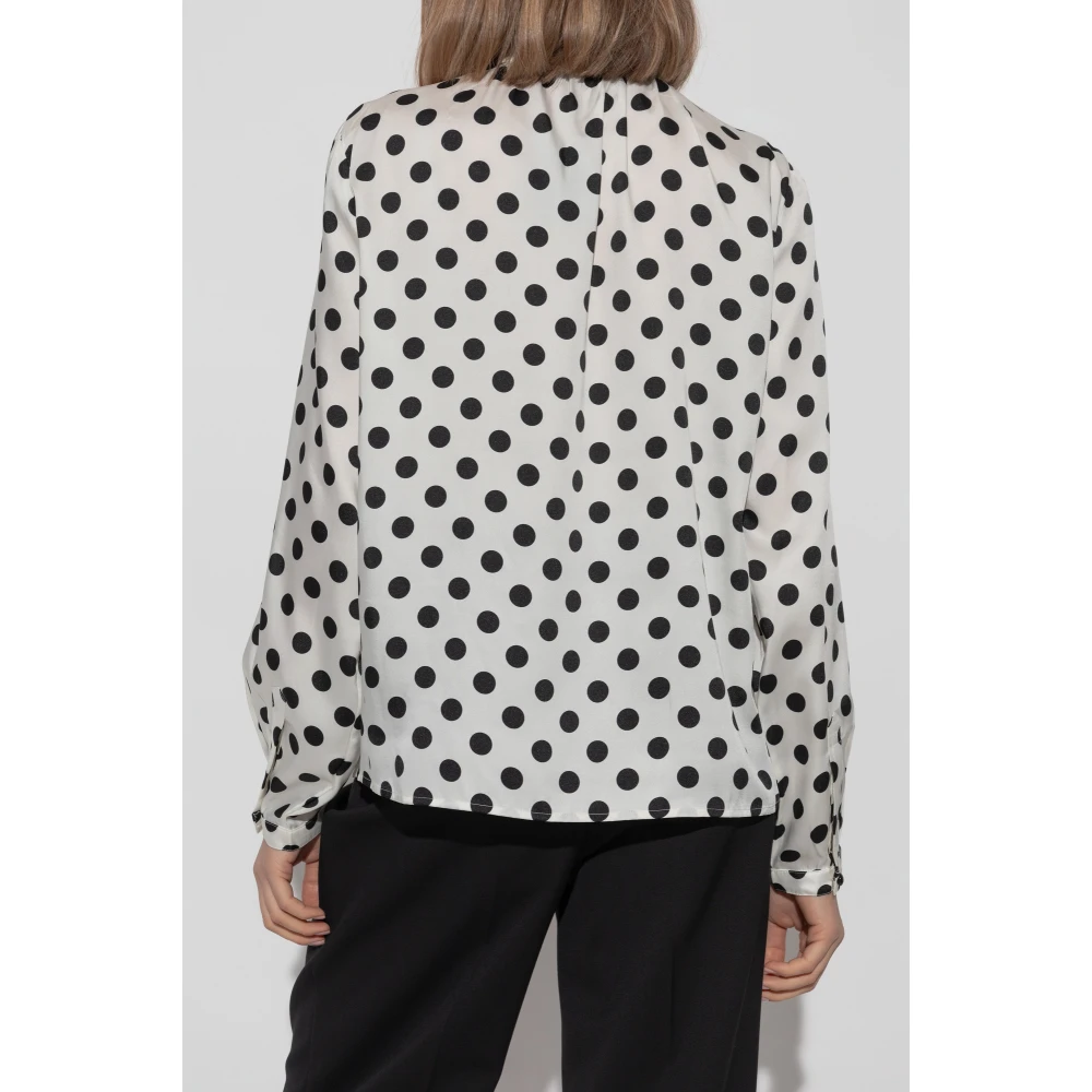 Kate Spade Top met polka dot patroon White Dames