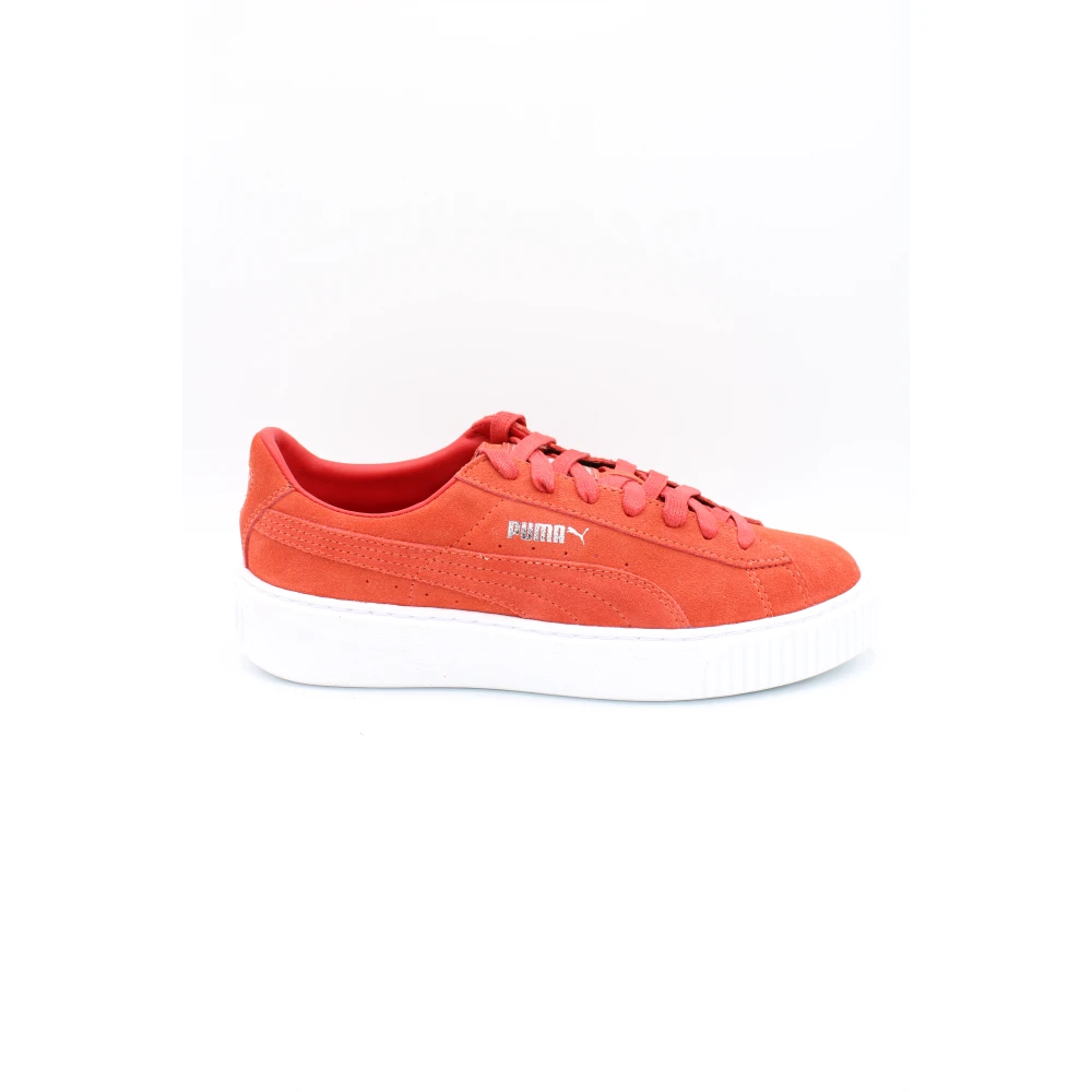 Puma Suede Platform Sneakers Dames Schoenen Rood