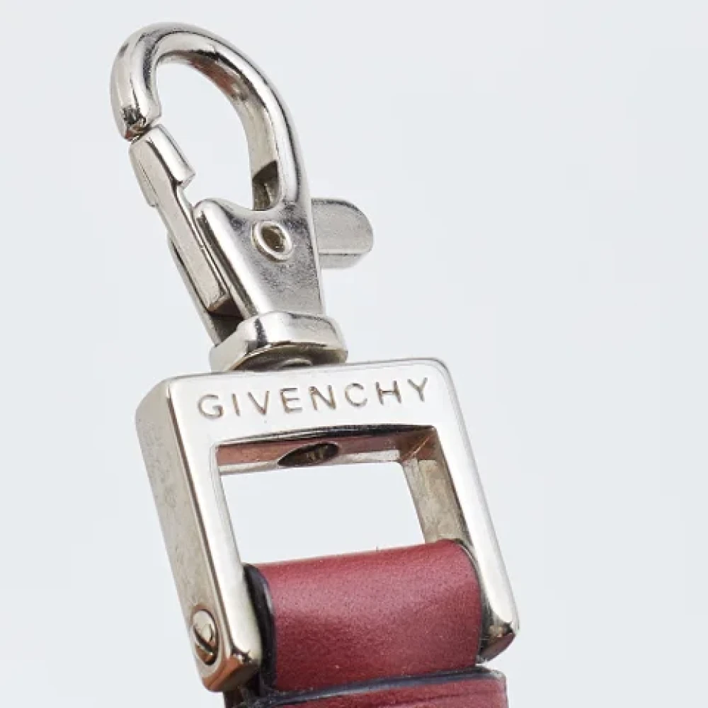 Givenchy Pre-owned Leather home-office Red Dames