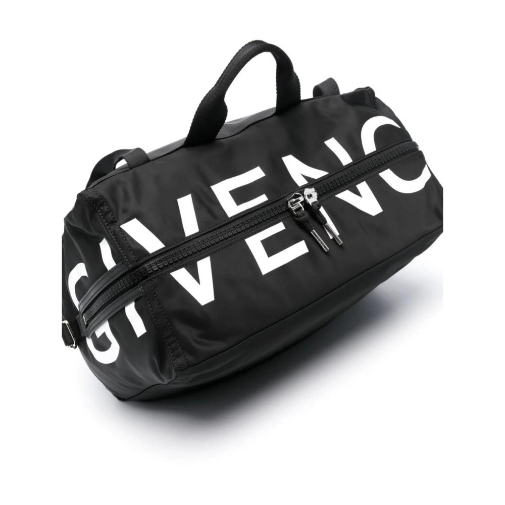 Givenchy Zwarte schoudertas met rits Black Heren