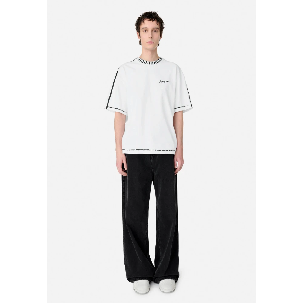 Axel Arigato Seam Relaxed T-Shirt White Heren