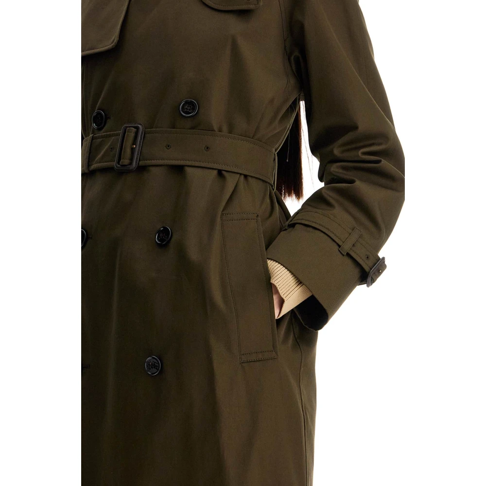 Burberry Klassieke double-breasted trenchcoat Green Dames