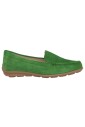 mocassin-en-daim-vert-pour-femme