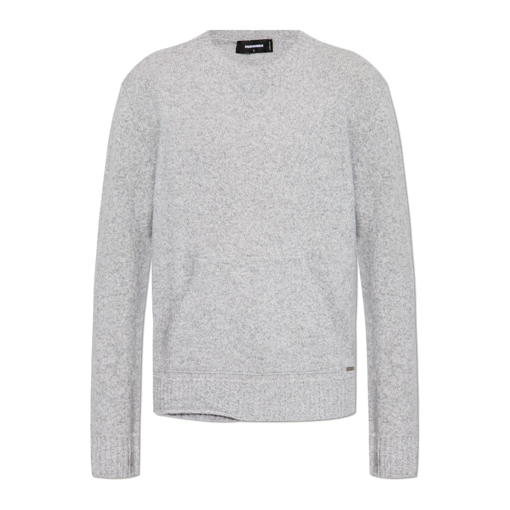 Dsquared2 Wollen trui Gray Heren