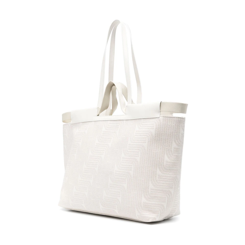Lancel Snow Tote Tas White Dames