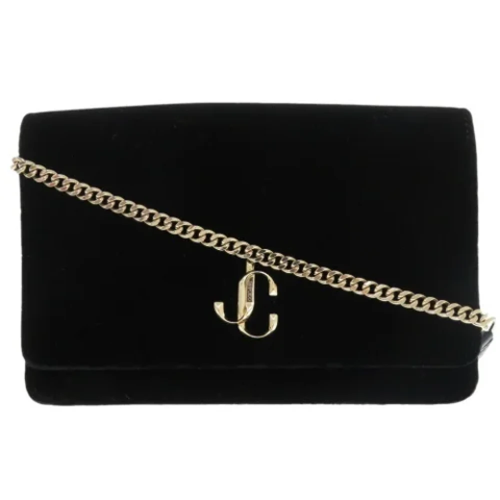 Jimmy Choo Pre-owned Leather wallets Black Dames