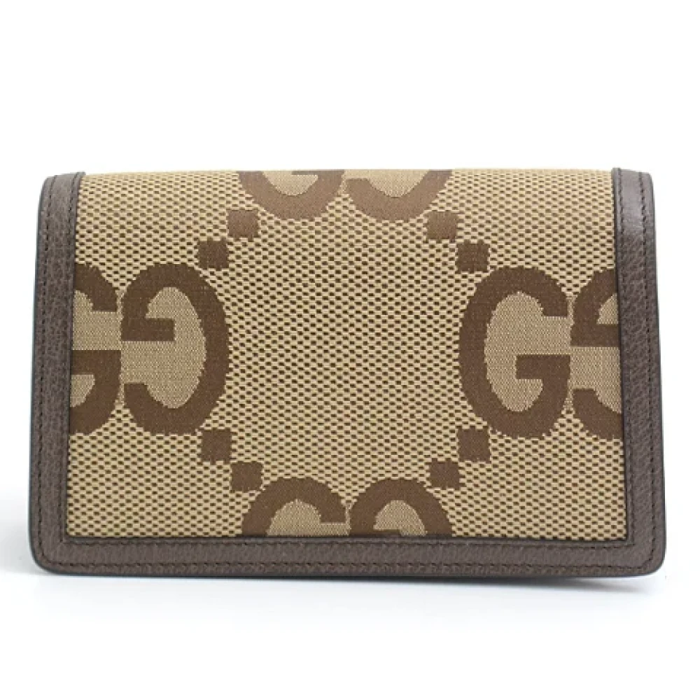 Gucci Vintage Pre-owned Canvas gucci-bags Beige Dames