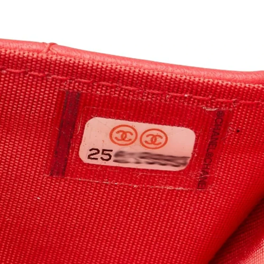 Chanel Vintage Pre-owned Leather wallets Pink Dames