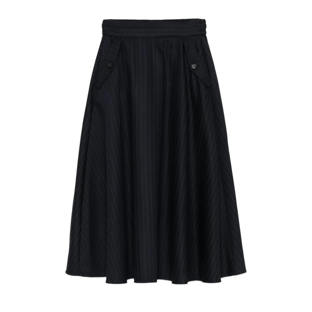 Golden Goose Women's Blue Midi Skirt - Midi Skirts - S - Skirts