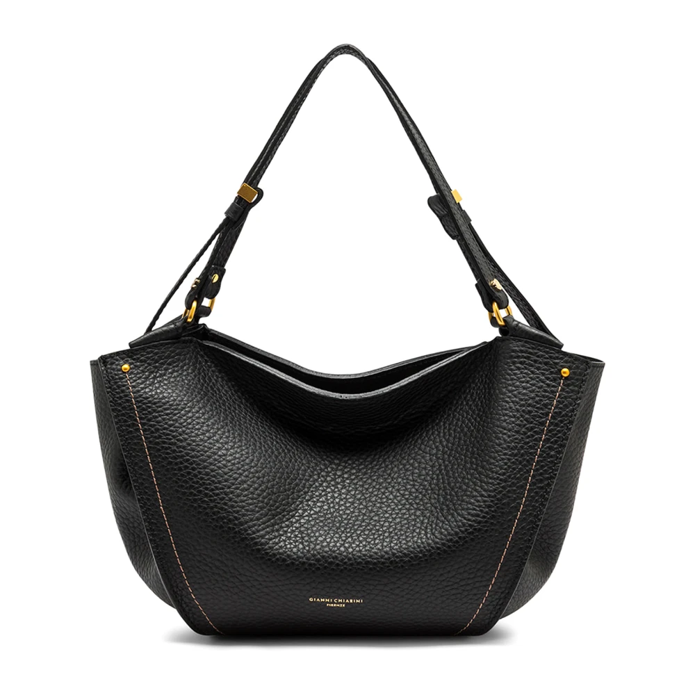 Gianni Chiarini Women's Black Bloom Shopping Bag - Shoulder Bags - One Size - Bags