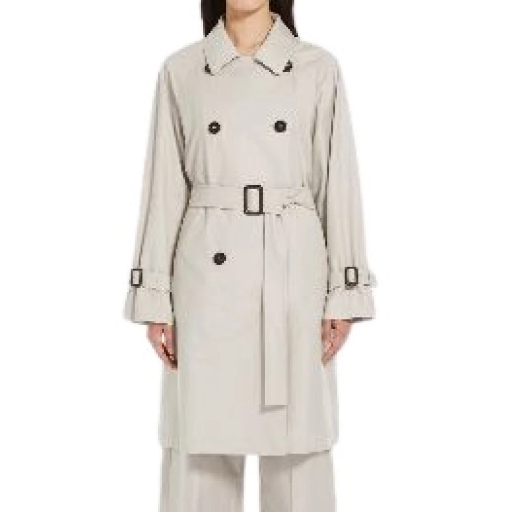 Max Mara Stijlvolle Cube Jassen White Dames