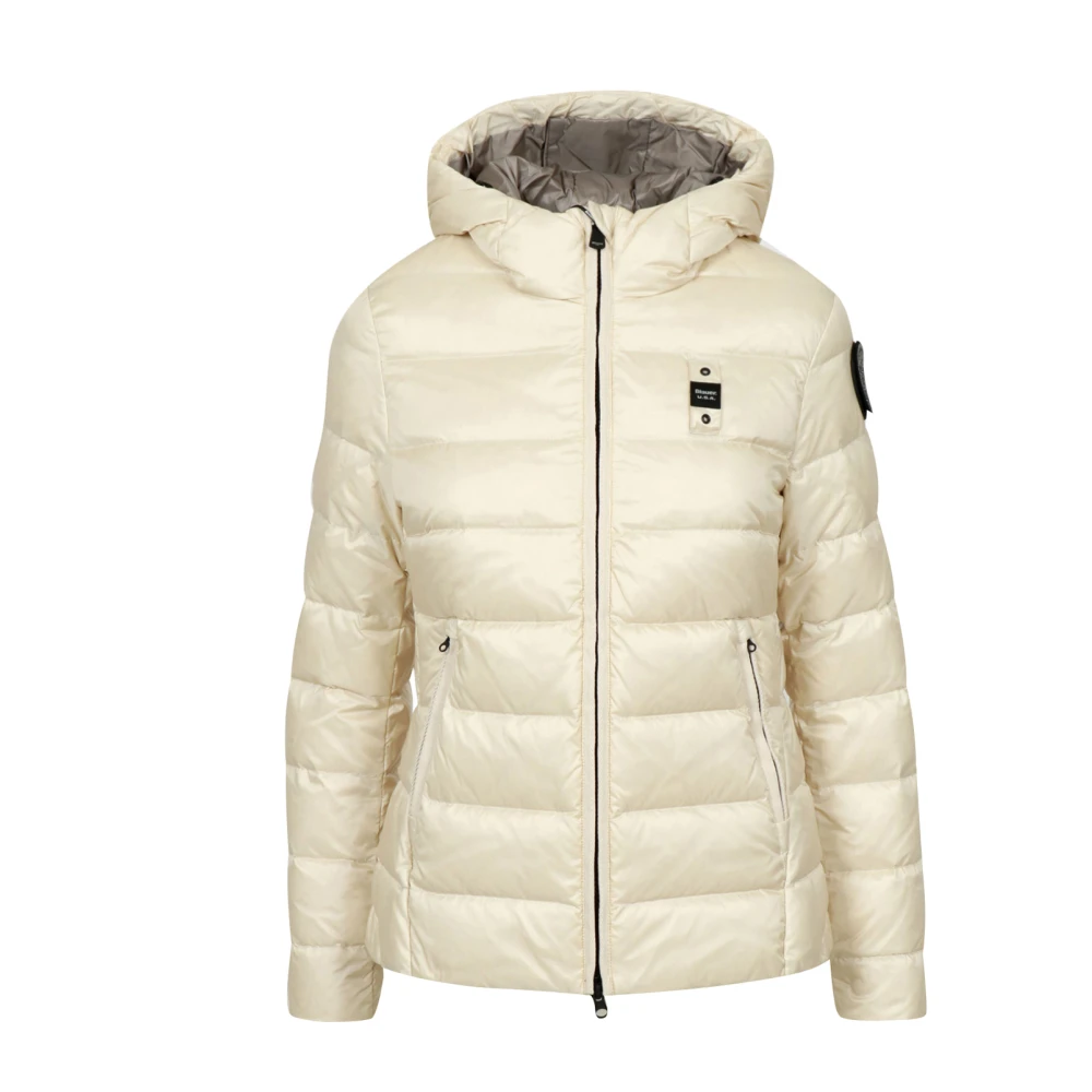 Blauer Damen Beige Jacken, Sgröße: