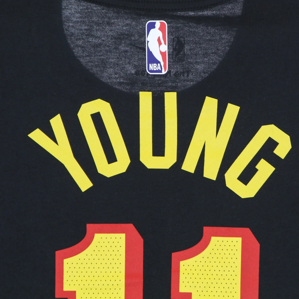 Jordan Trae Young NBA Statement Tee Zwart Black Heren