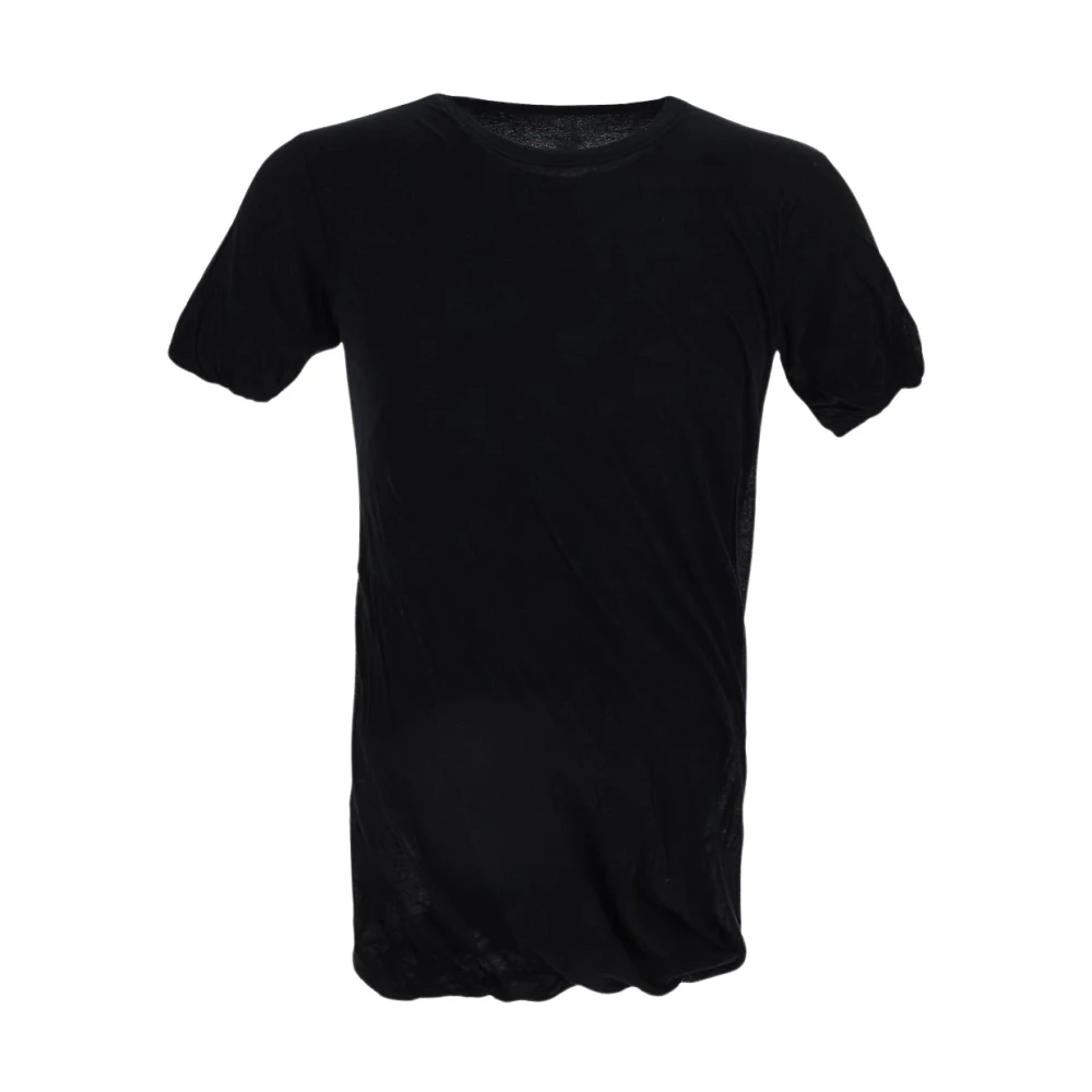 Rick Owens Dubbel T-Shirt van katoen Black Heren