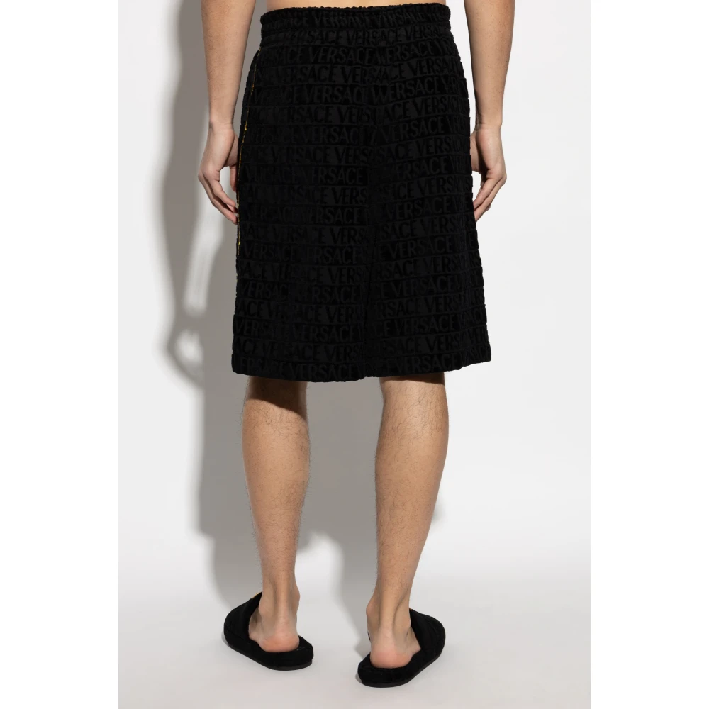 Versace Logo shorts Black Heren