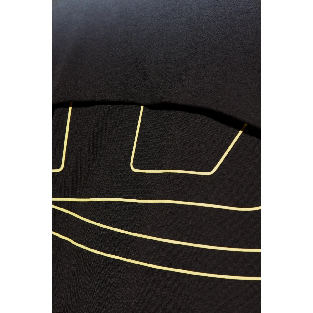 Diesel Lange mouwen T-shirt T-Besh-Cut Black Heren