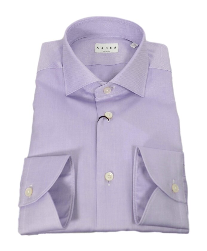 chemise-homme-ajustee-en-tissu-uni