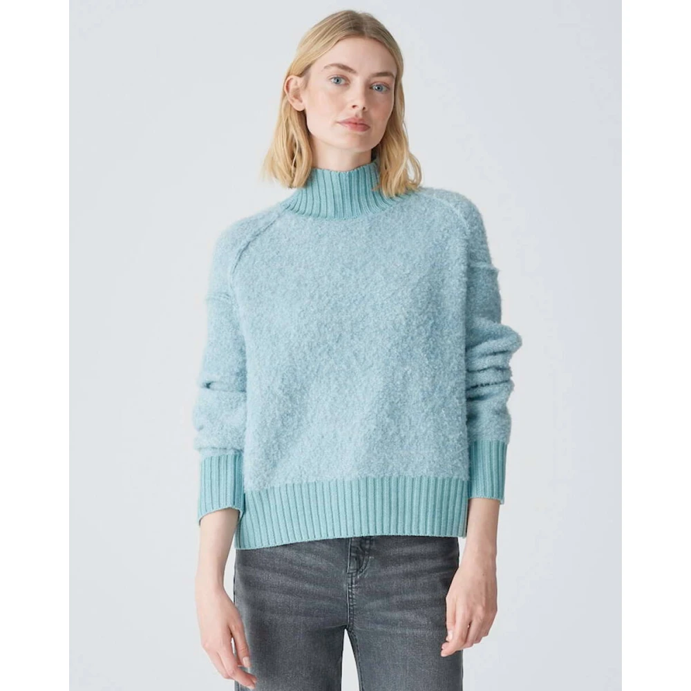 Opus Pullover Puklana Stijlvolle Sweater Blue Dames