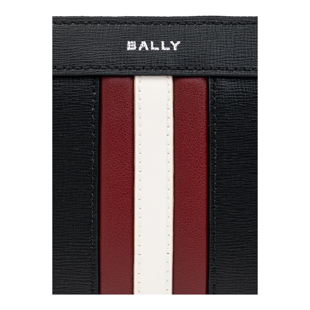 Bally Leren Portemonnee Black Heren
