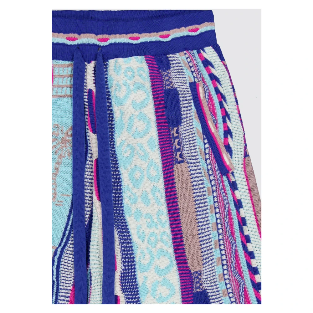 Laneus Multicolor Katoen Jacquard Bermuda Shorts Multicolor Heren