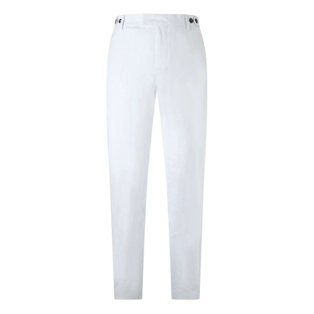 Liu Jo Witte Chino Broek Rechte Pijp White Heren