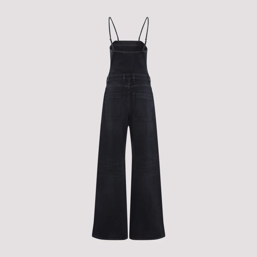 Diesel Zwarte Denim Top Blue Dames