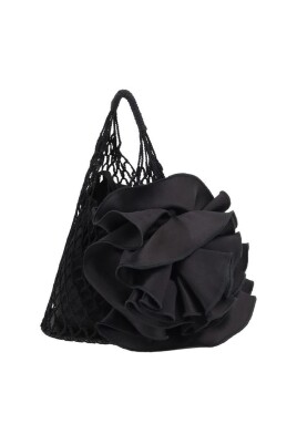 mesh-bucket-handbag-with-silk-flower