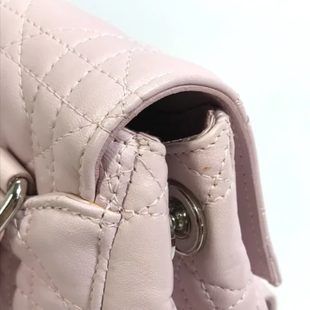 Dior Vintage Pre-owned Leather dior-bags Pink Dames