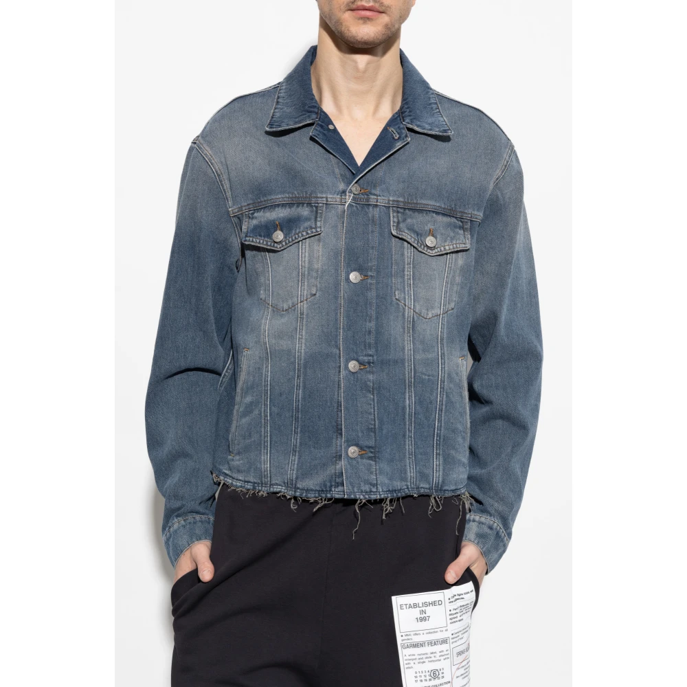 MM6 Maison Margiela Denim Jack Blue Heren