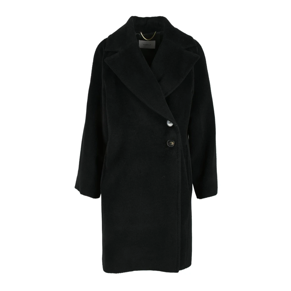 Marella Wollen Jas Black Dames