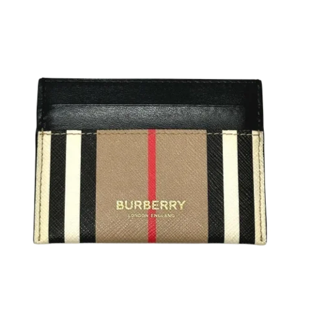 Burberry Vintage Pre-owned Leather wallets Beige Dames