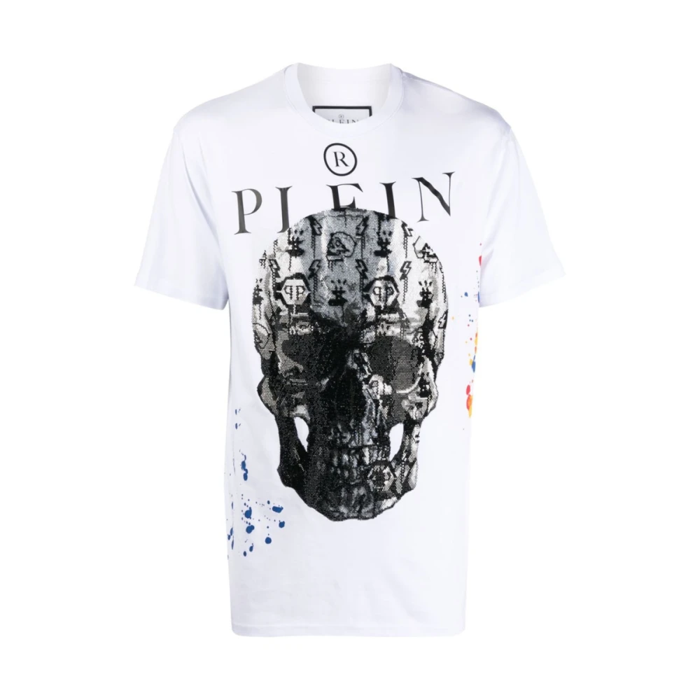 Philipp Plein Skull Print Katoen Jersey T-shirt Multicolor Heren