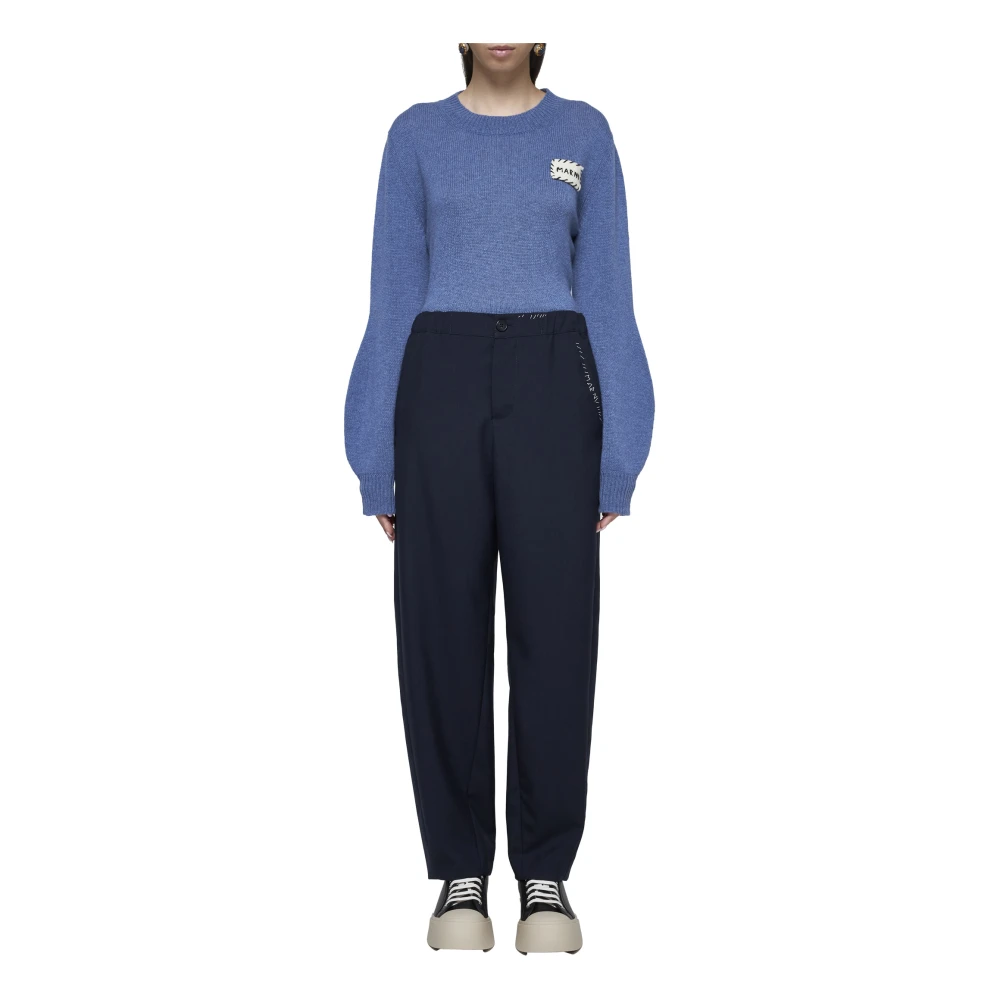 Marni Stijlvolle Sweaters Collectie Blue Dames