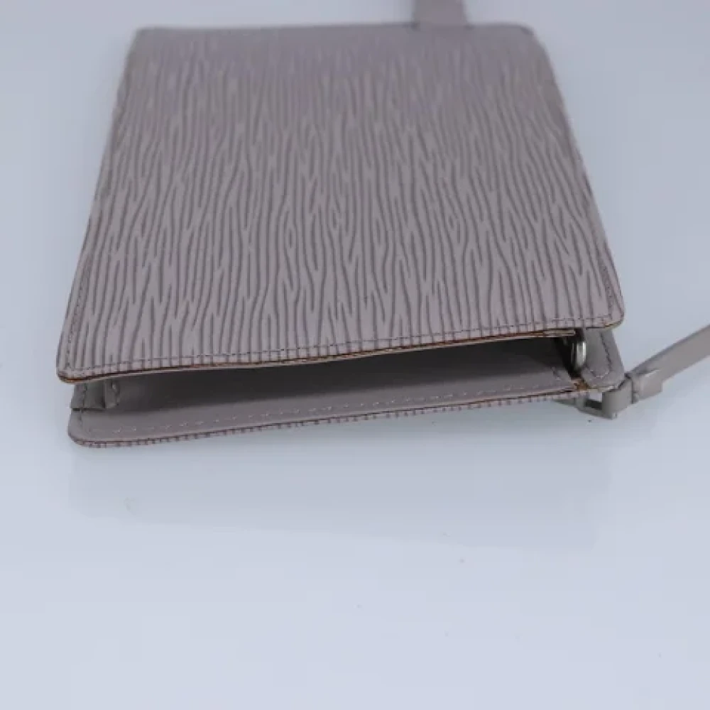 Louis Vuitton Vintage Pre-owned Leather pouches Purple Dames