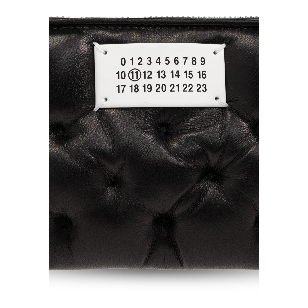 Maison Margiela Portemonnee met logo Black Unisex