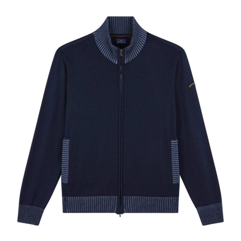 PAUL & SHARK Blauwe Sweaters voor Mannen Blue Heren