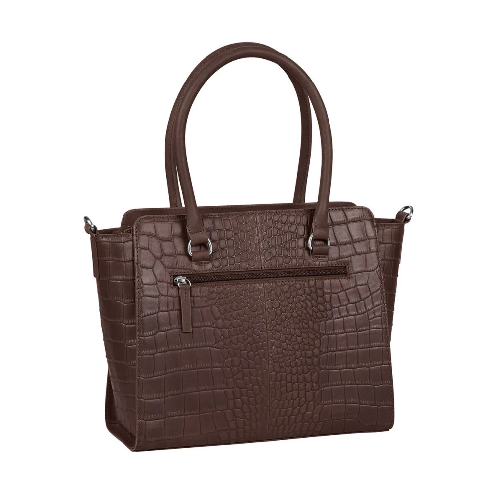 Burkely Stijlvolle Tas Brown Dames