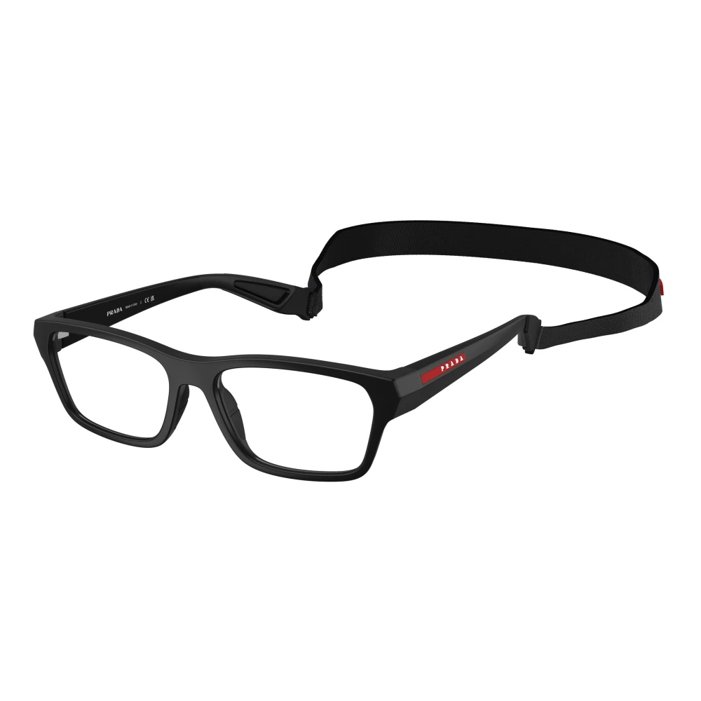 Prada Stijlvolle Bril PS 03Rv Black Heren