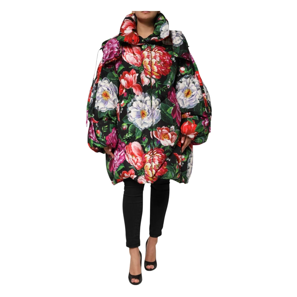 Dolce & Gabbana Women's Multicolor Puffer Jacket - Down Coats - 6XL - Coats