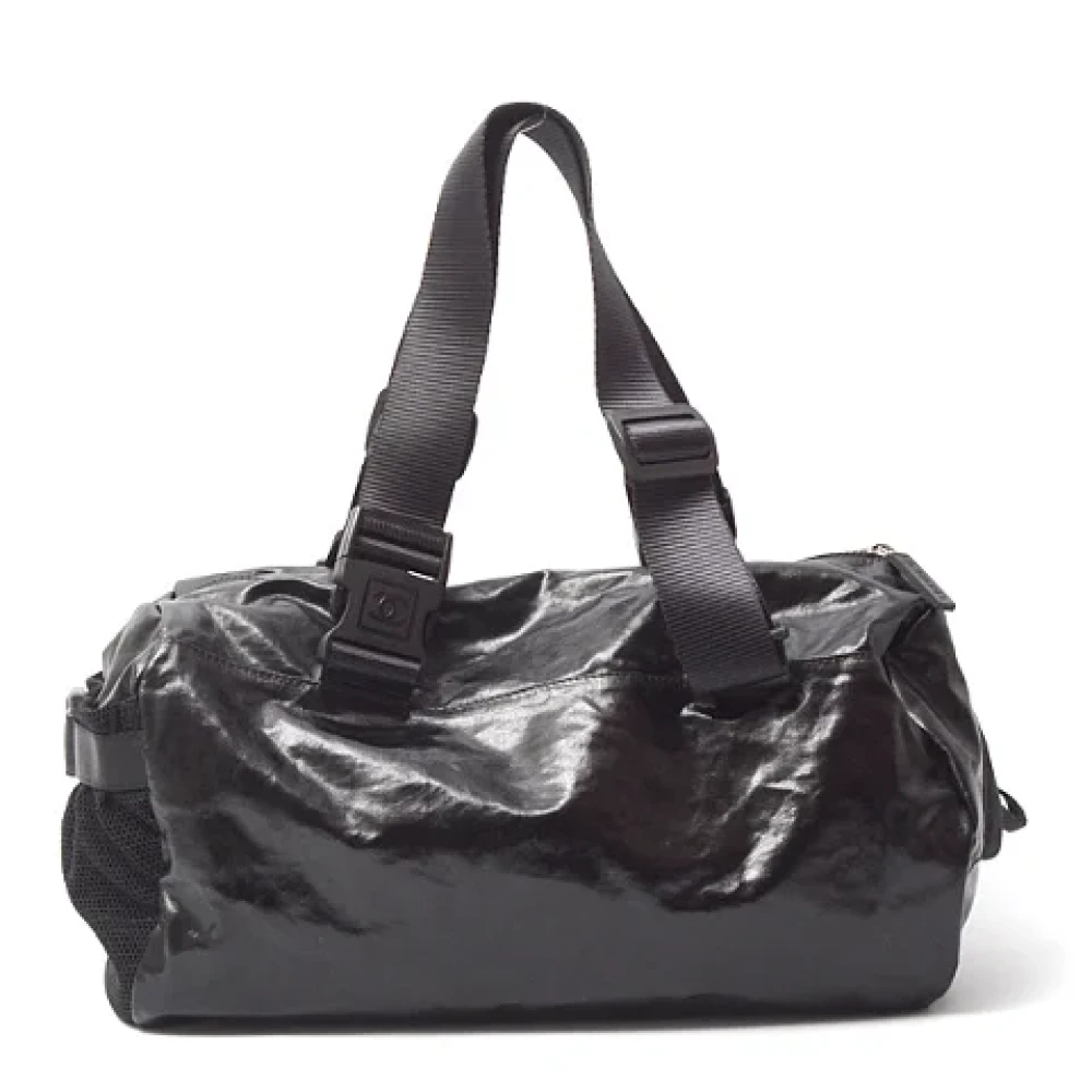 Chanel Vintage Pre-owned Canvas travel-bags Black Dames