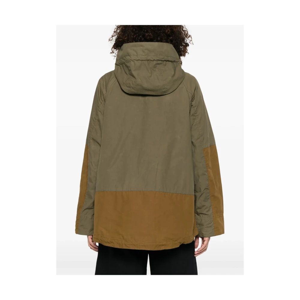 Barbour Groene Hoodie met Rits Green Dames