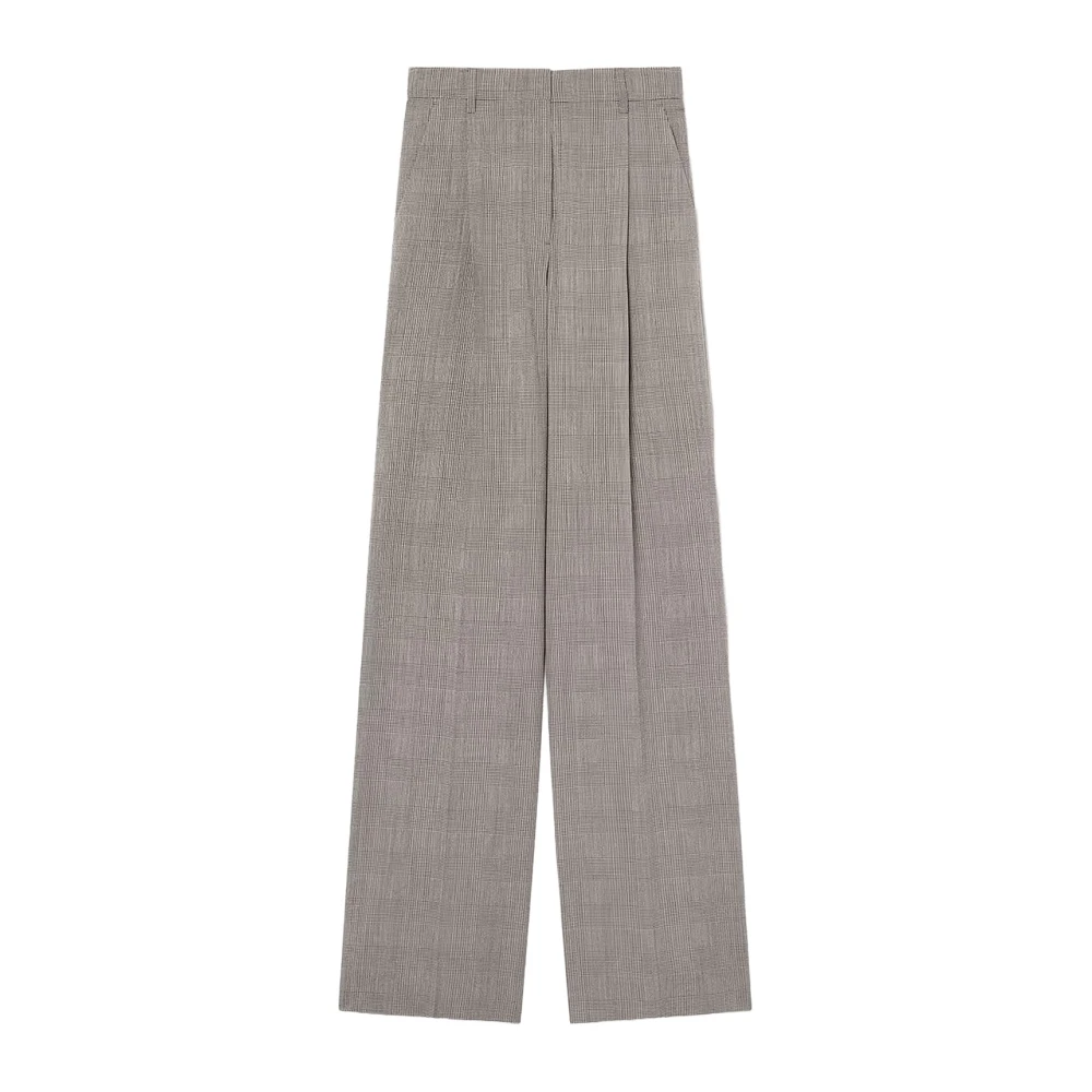 Golden Goose Gray Wide Trousers, Female, 2XS, Oversized Trousers