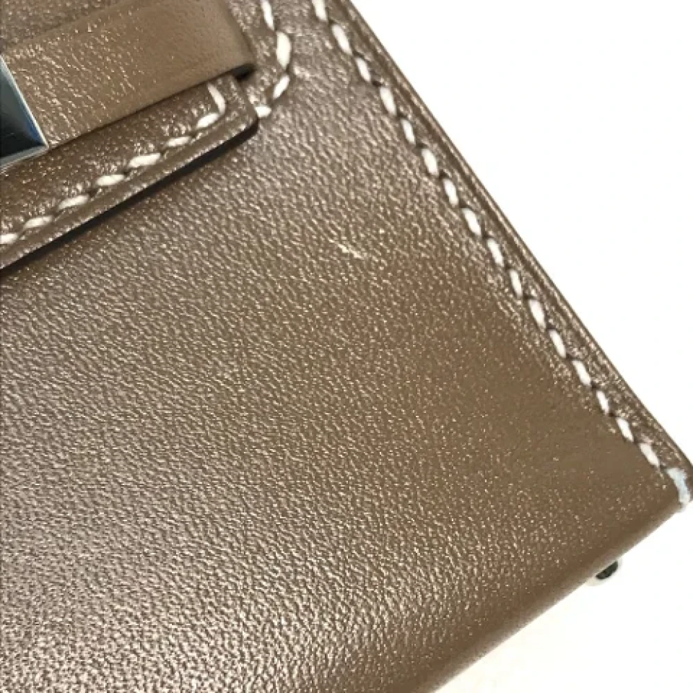 Hermès Vintage Pre-owned Fabric handbags Brown Dames