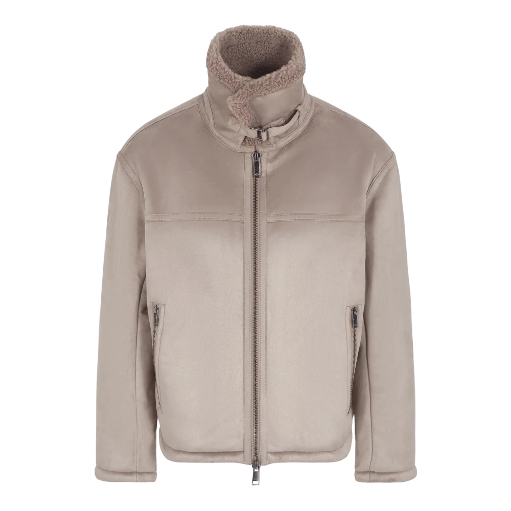 Armani Exchange Stijlvolle Jas Beige Heren