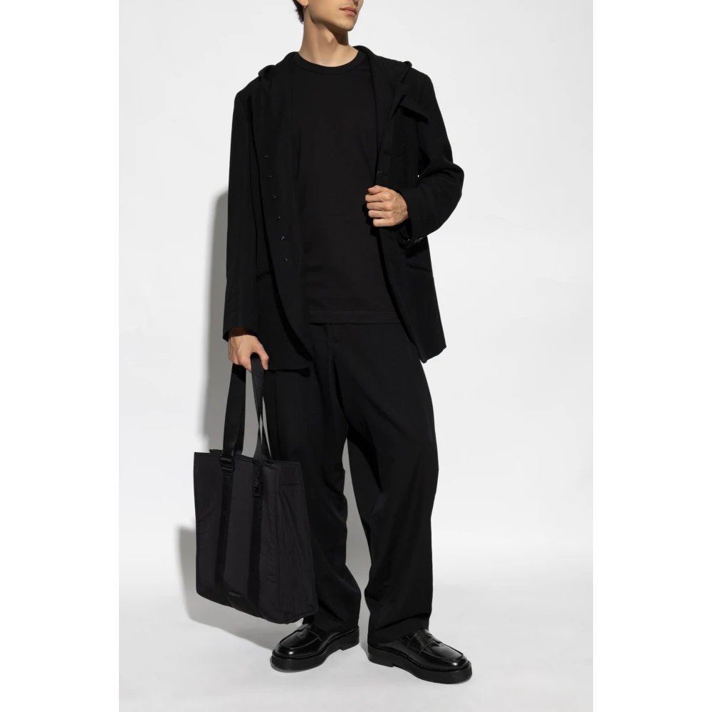 Comme des Garçons T-shirt met Patch Black Heren