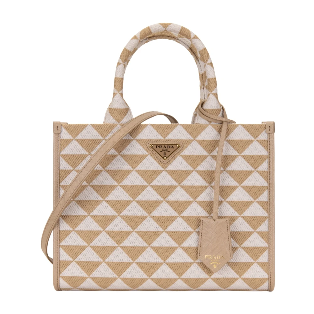 Prada Women's Beige Shopping Bags, One Size, Crossbody Bag